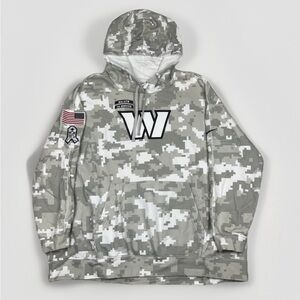 Washington Commanders Salute to Service Nike Hoodie Mens 4XL Playoffs Camo
